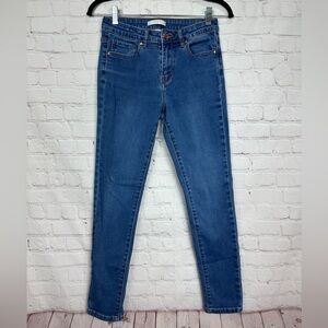 Forever 21‎ Junior's Stretch Skinny Blue Denim Ankle Jeans Size US 26